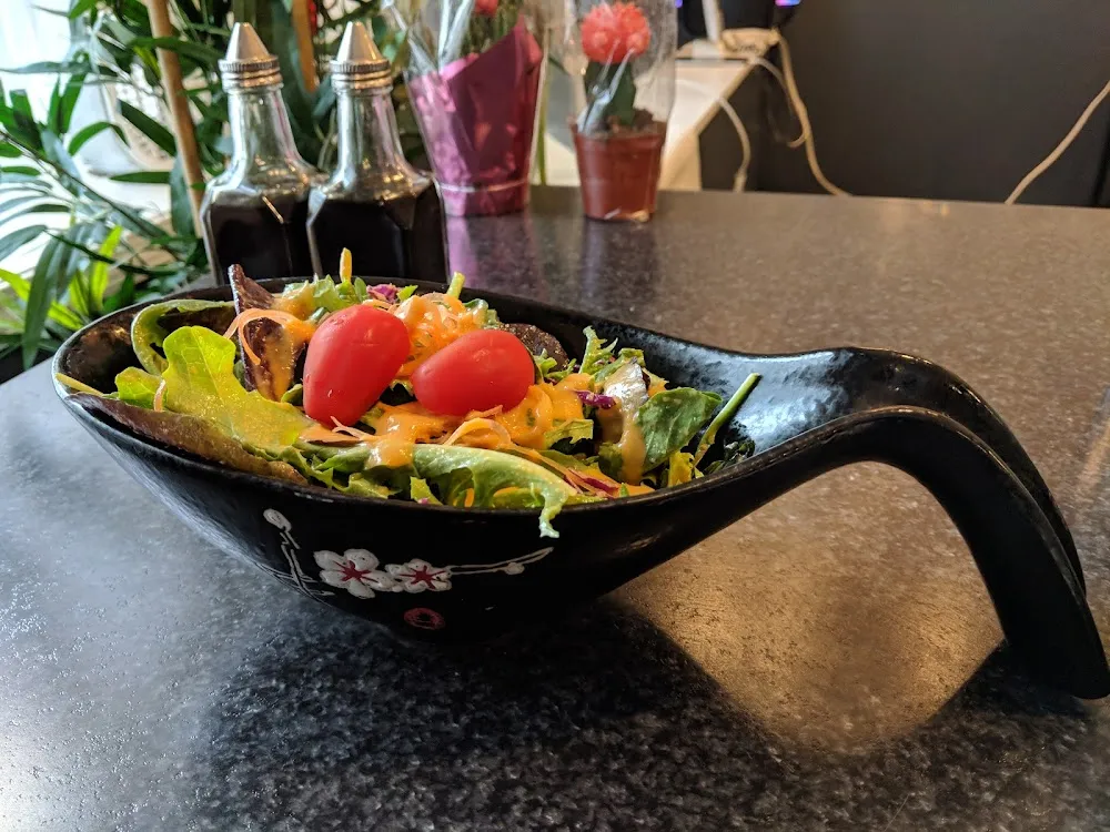 Salad with Ginger Dressing