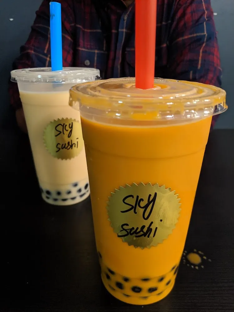 Thai Tea and Peach Tea